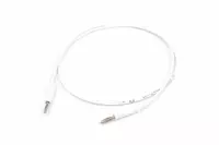 212-50-9 2mm Banana Plug atch Cord - White